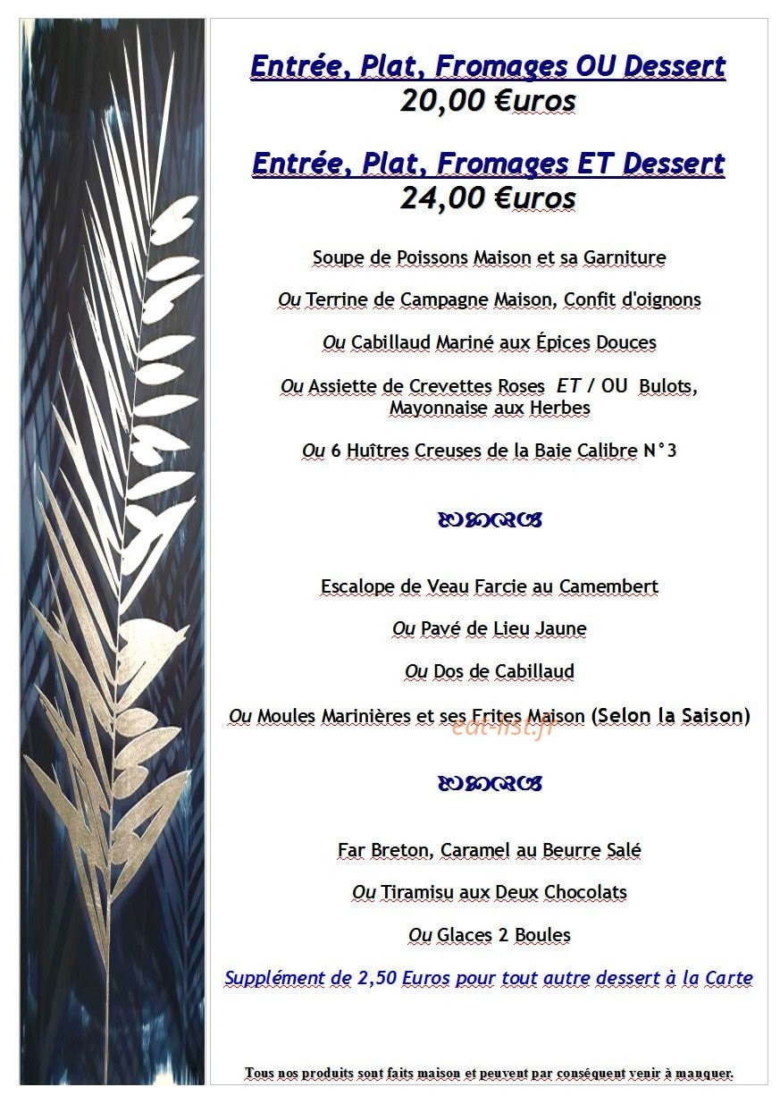 Hotel de la baie — carte page 2