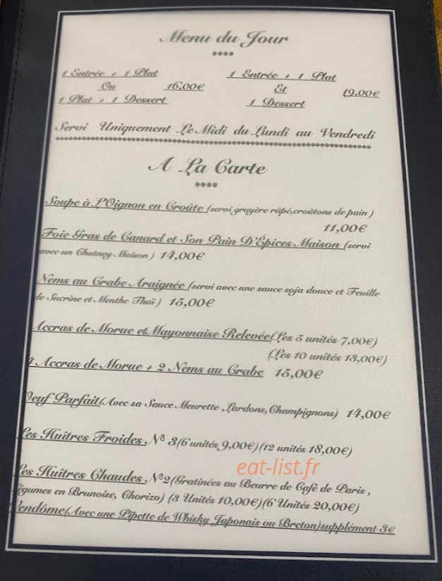 Le Vendôme — carte page 2