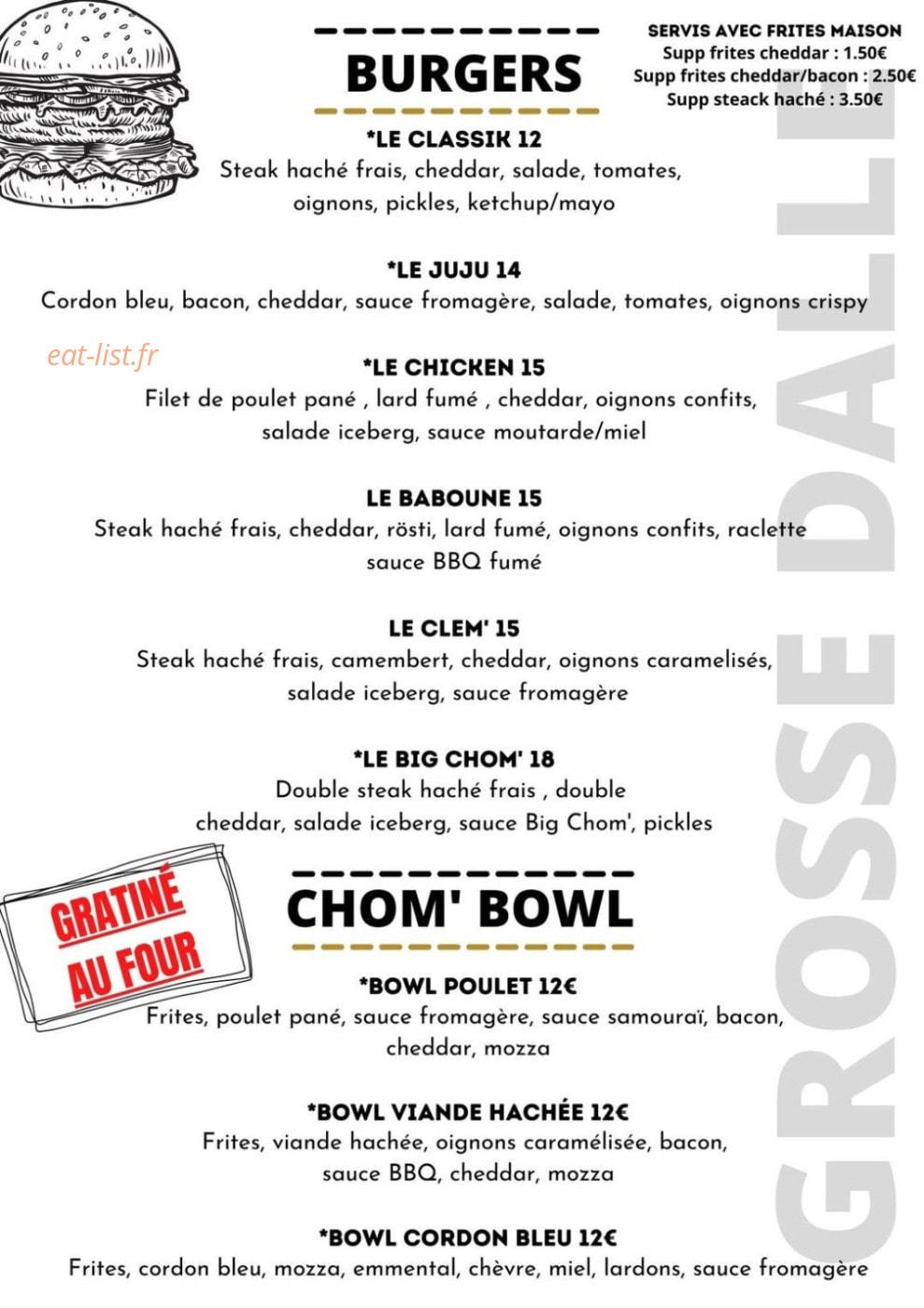 La Chom — carte page 1