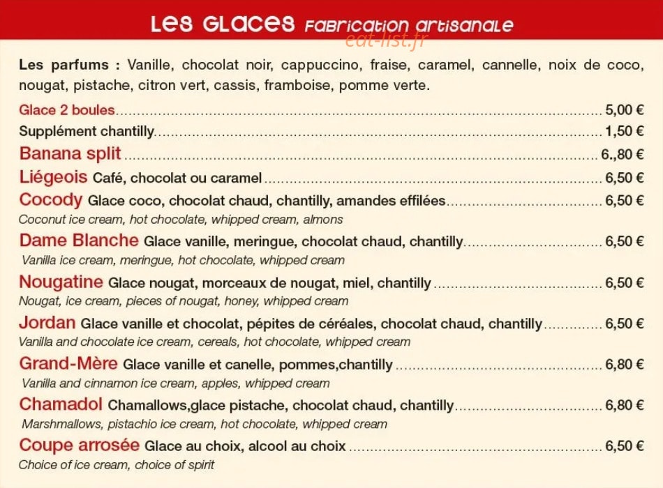 La Flambée — carte page 8