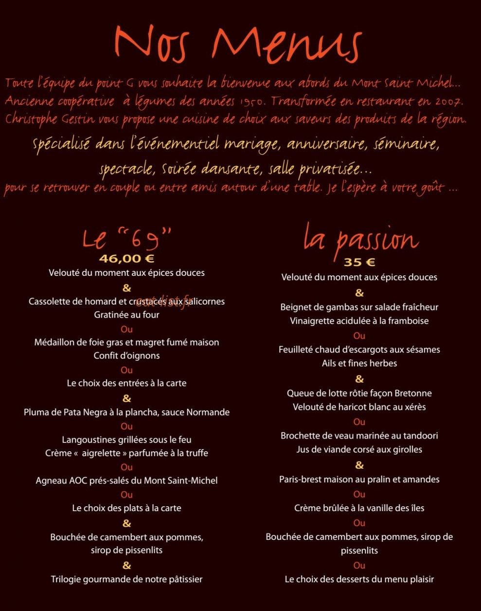 Le Point G — carte page 2