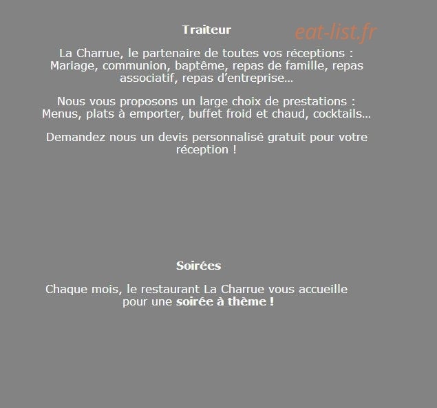 La Charrue — carte page 2