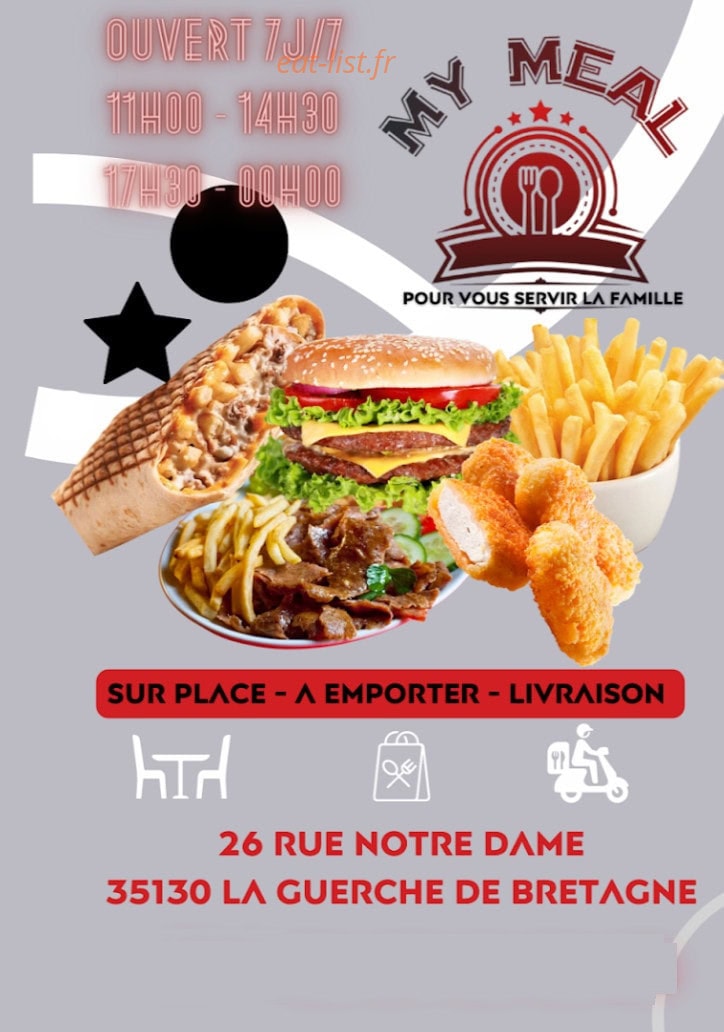 My Meal — carte page 1