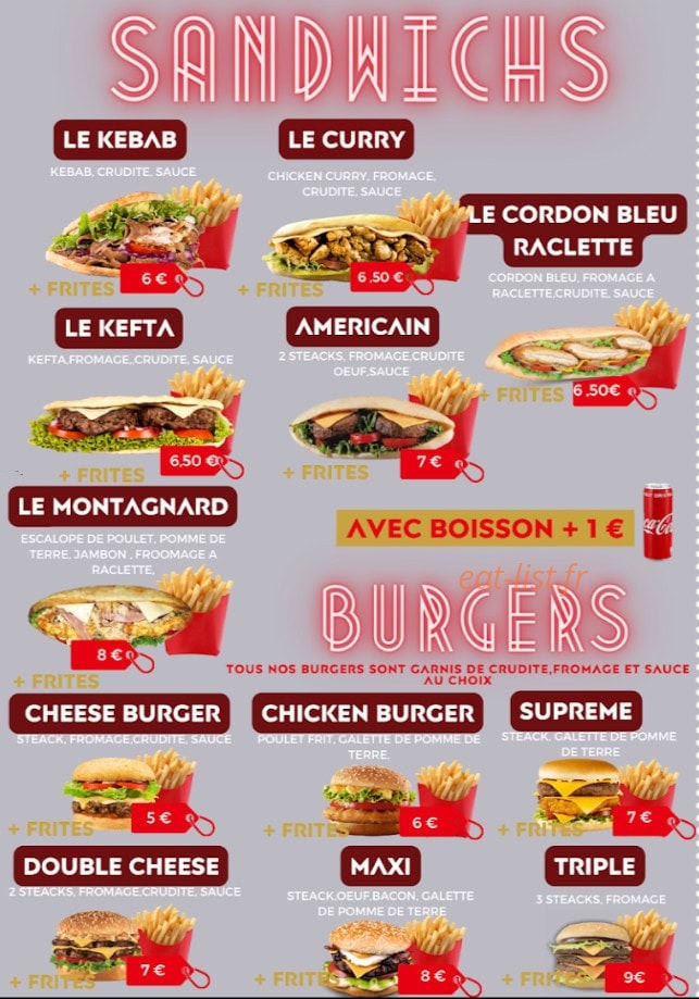 My Meal — carte page 3