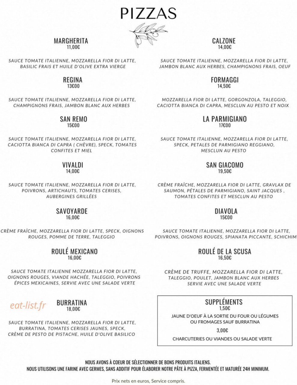 La Scusa — carte page 6