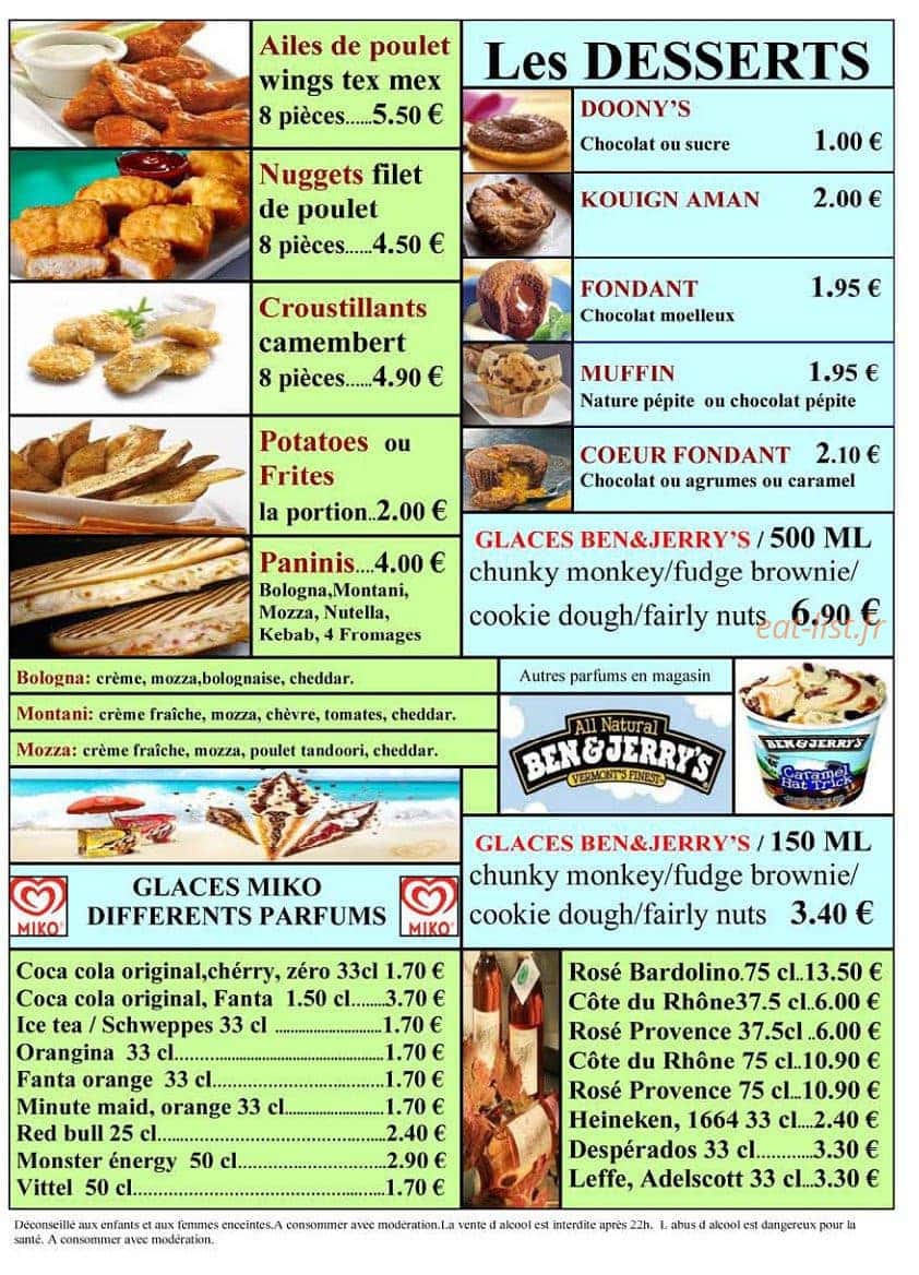 Pizza Di Mozza — carte page 9