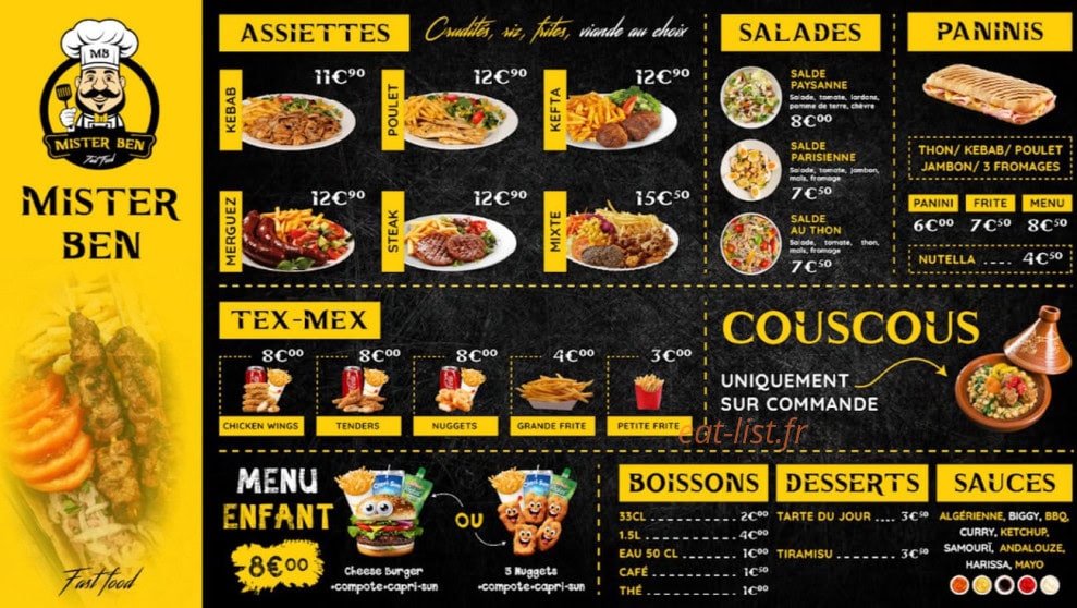 Mister Ben — carte page 4