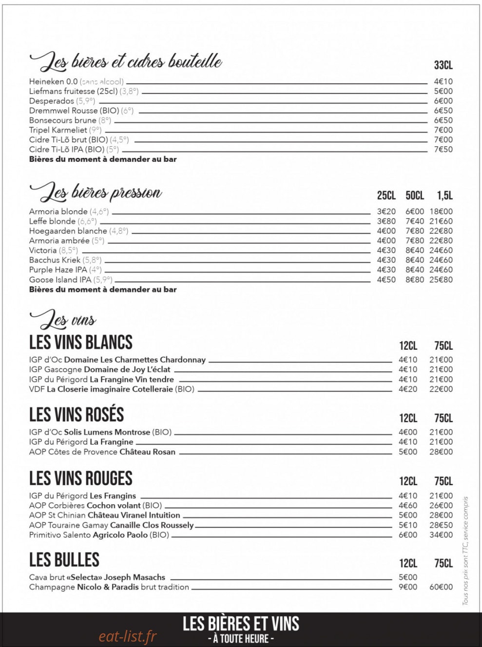 Morex Custom - House — carte page 5