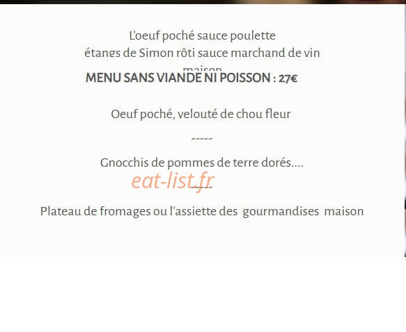 Le casse-graines — carte page 2