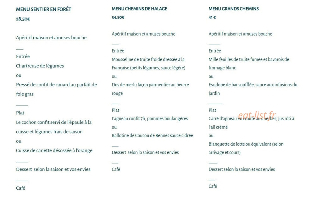Le casse-graines — carte page 3