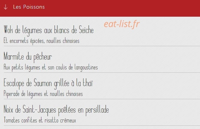 Le Fleuron — carte page 2