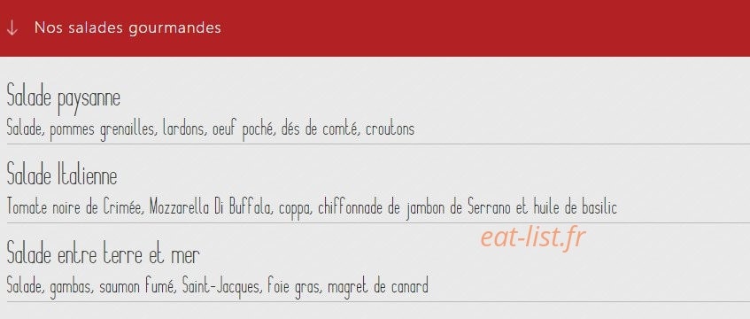 Le Fleuron — carte page 4