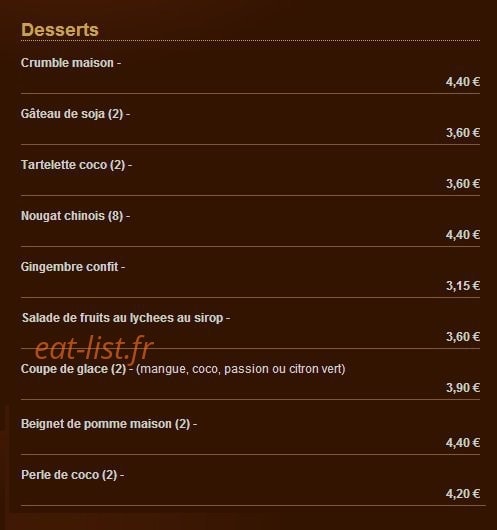 Instant Thai — carte page 6
