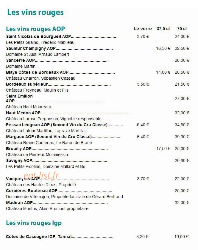 Le Cours Lumière — carte page 7
