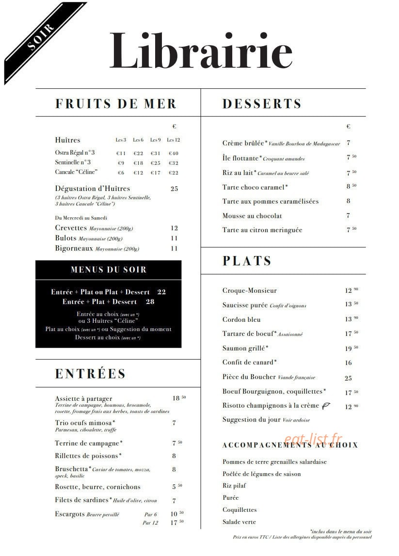 Librairie — carte page 2