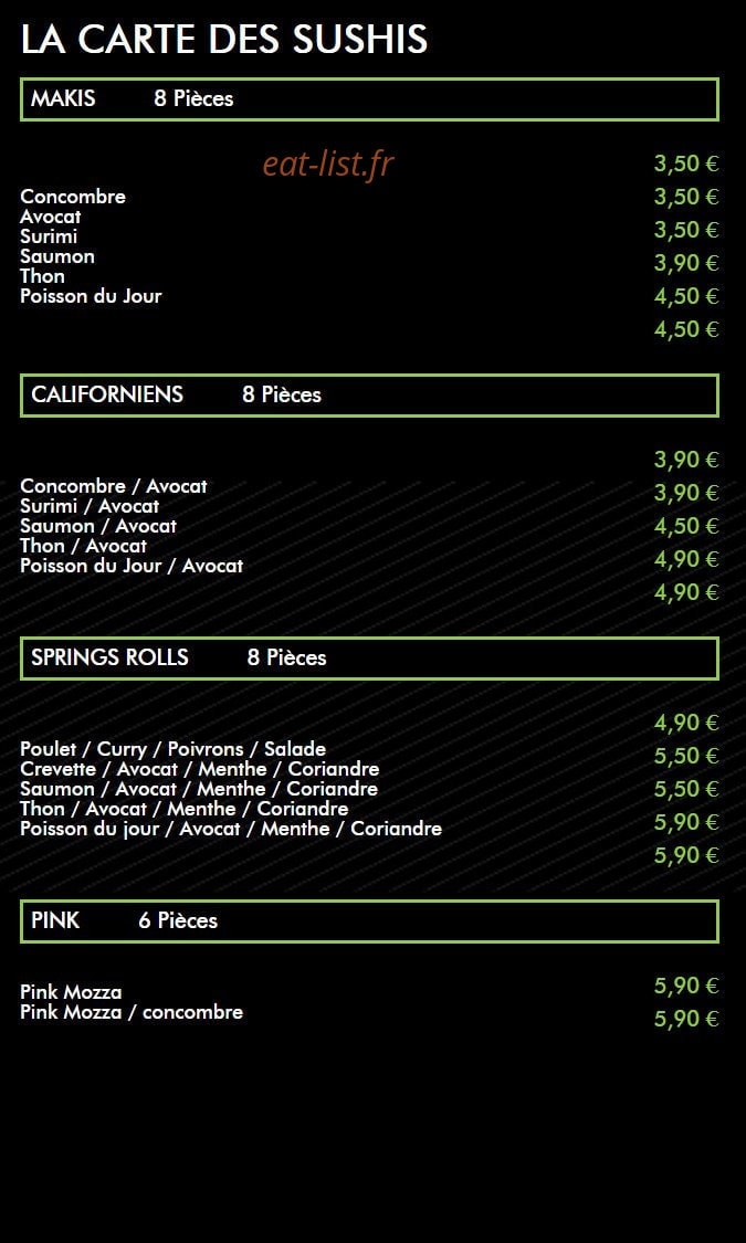Nutri-Food — carte page 3