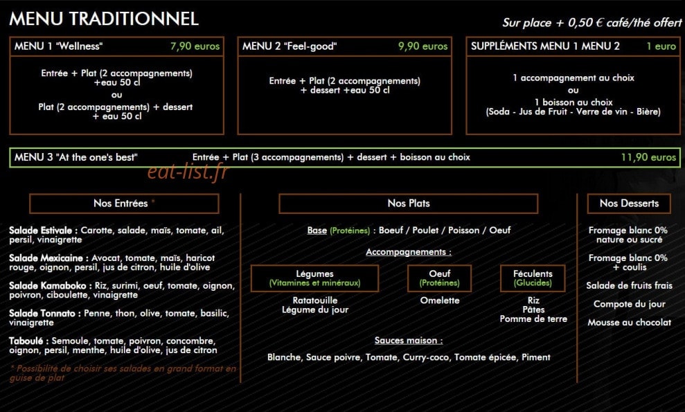 Nutri-Food — carte page 1