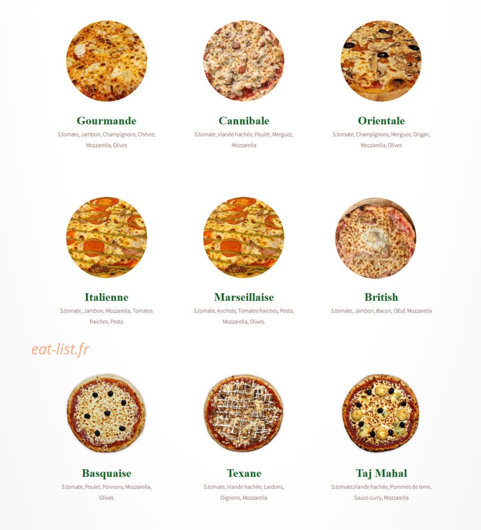 Pizza Dellys — carte page 3