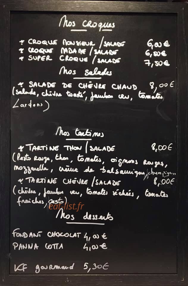 Le Bronson — carte page 1