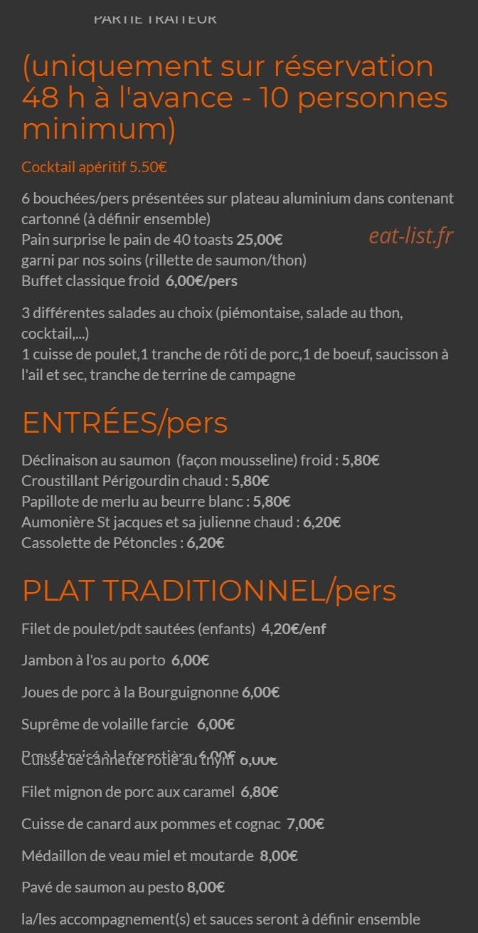 La Speranza — carte page 2