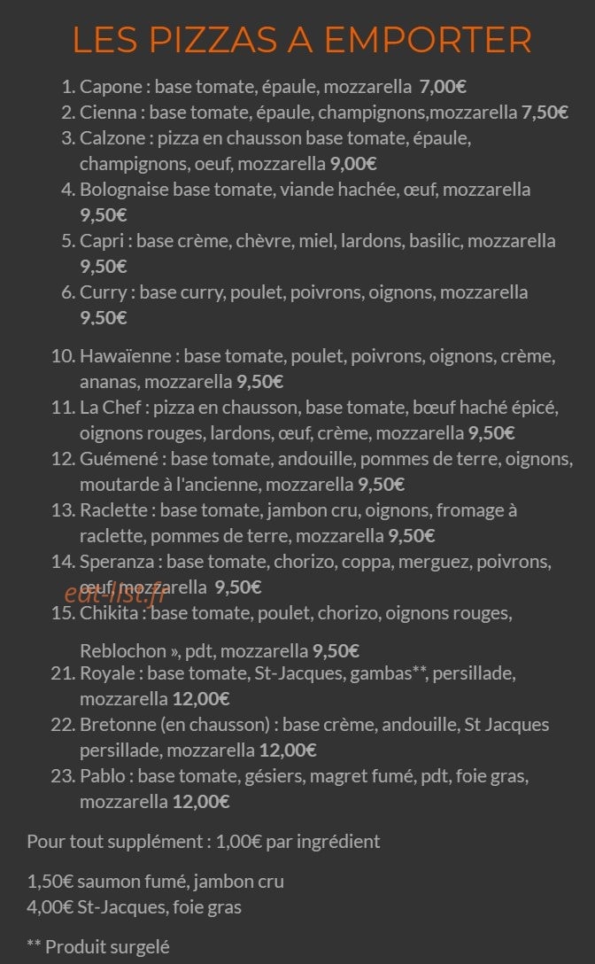 La Speranza — carte page 1