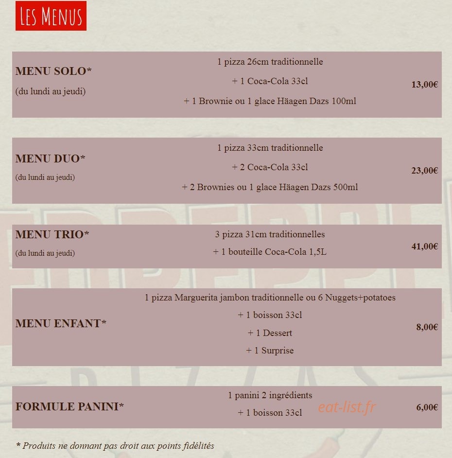 Redpepper — carte page 1