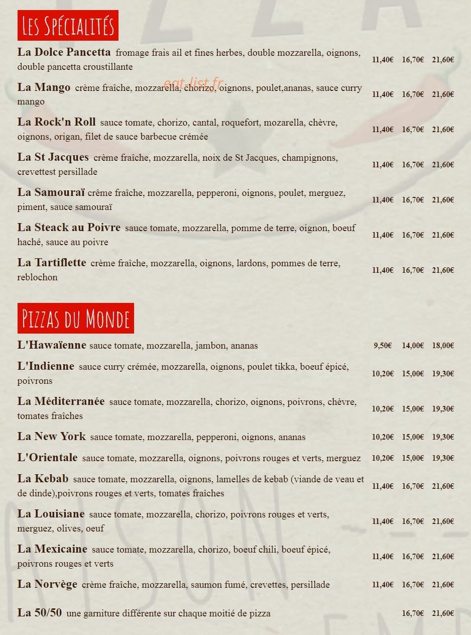 Redpepper — carte page 3