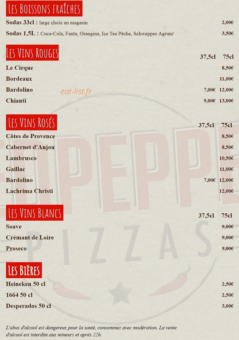 Redpepper — carte page 10
