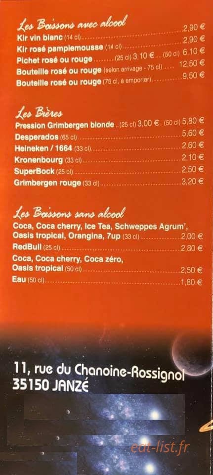 KD Kebab — carte page 4