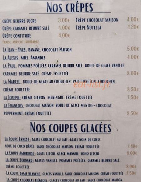 Le Clos Margot — carte page 1