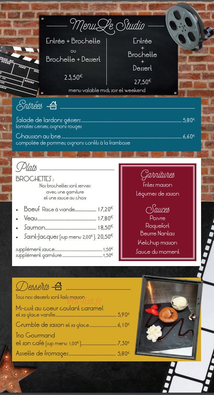 Le Studio — carte page 1