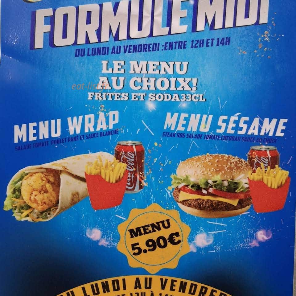 Burger Time — carte page 1