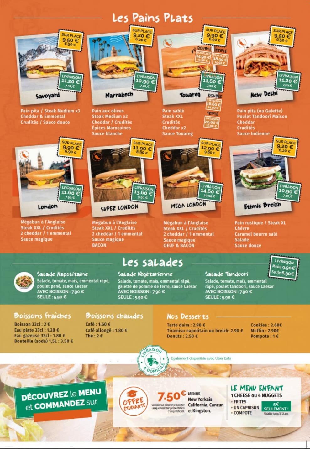 Ethnic Food — carte page 3