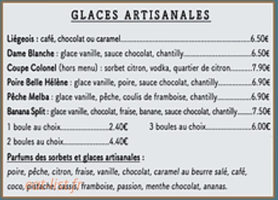Le Block Gourmand — carte page 7