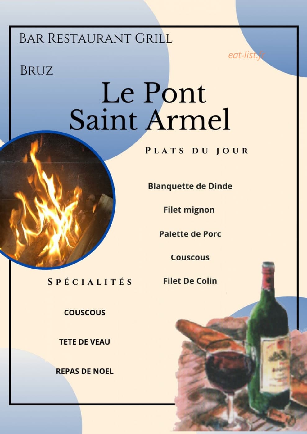 Le Pont Saint Armel — carte page 1