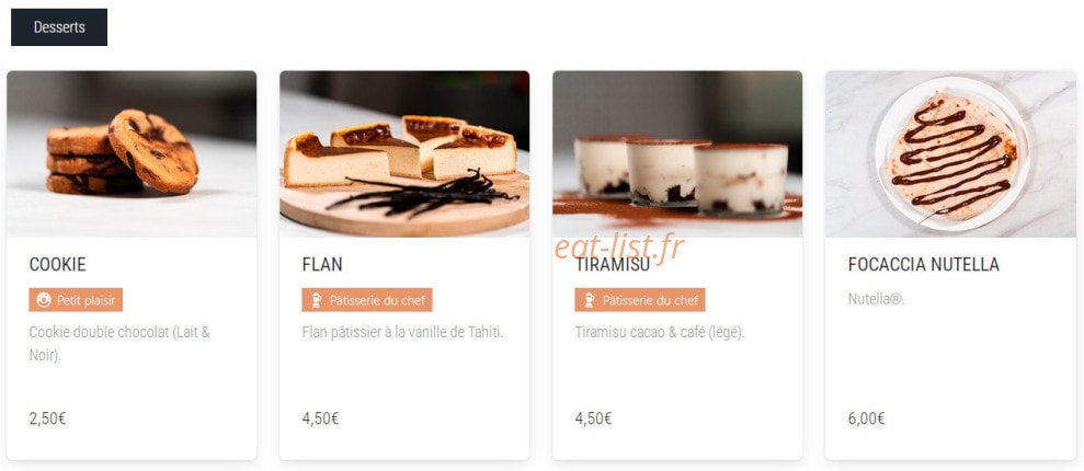 Piumina Pizza — carte page 6
