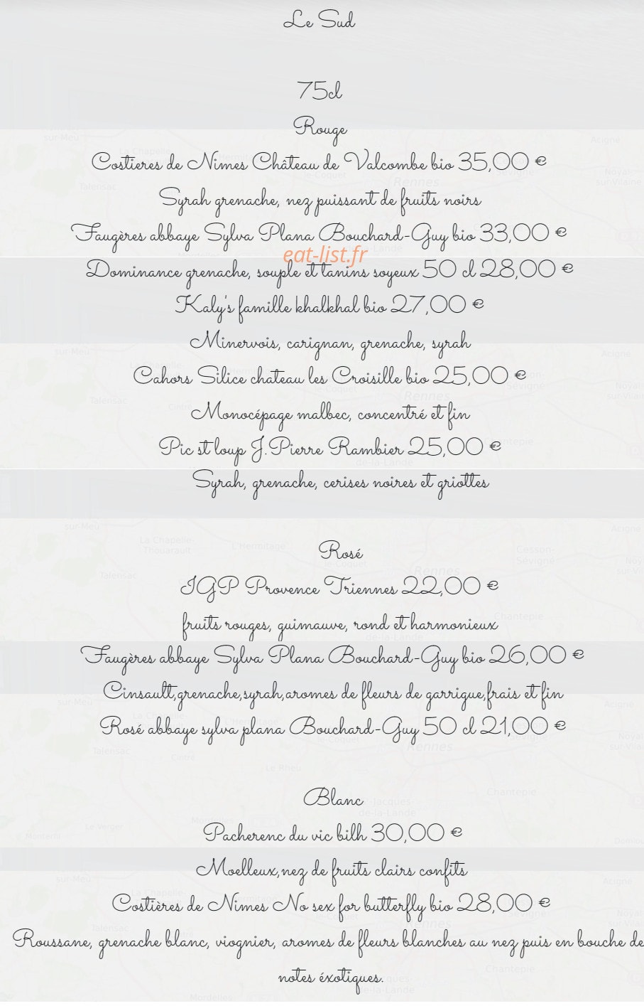 Restaurant Carpe Diem — carte page 9