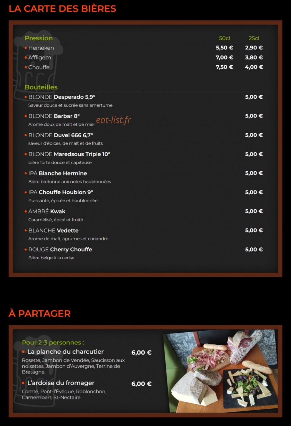 Ti Miam — carte page 2