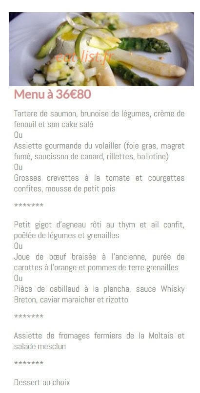 Auberge Lucas — carte page 3