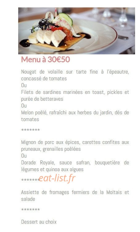 Auberge Lucas — carte page 2