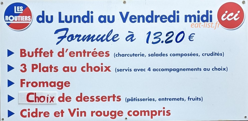 Le Relais des Onze Ecluses — carte page 1