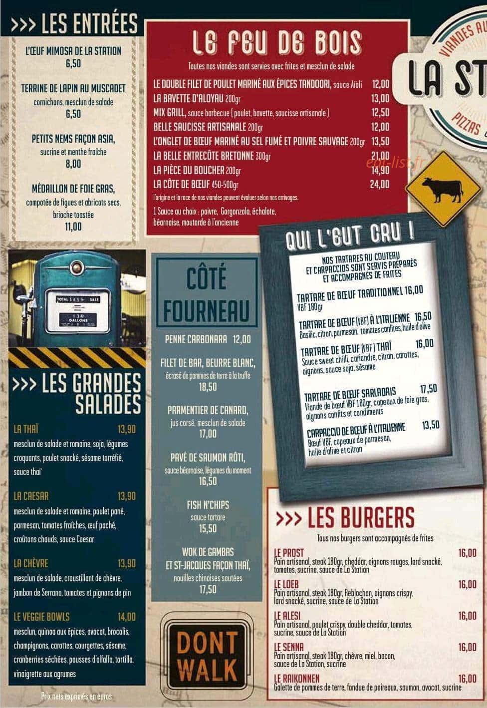 La Station — carte page 1