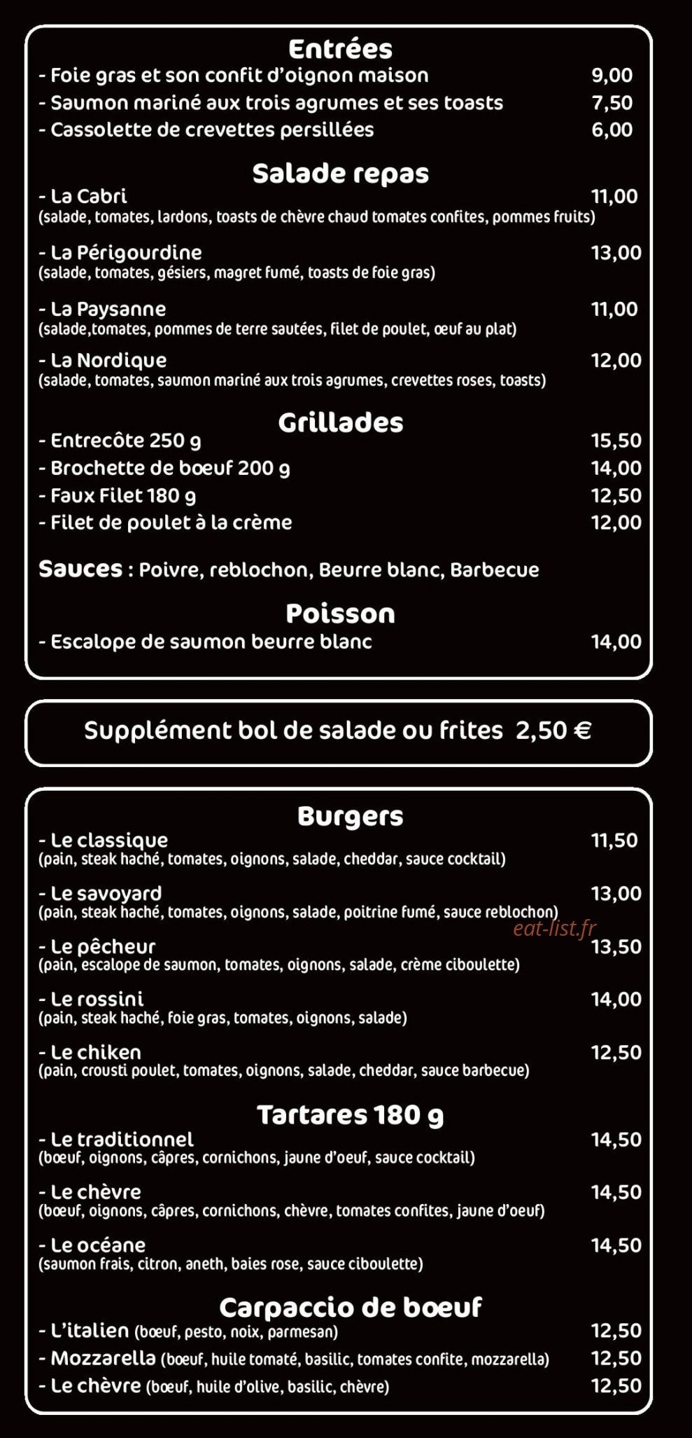Le Mag'A Mets — carte page 1