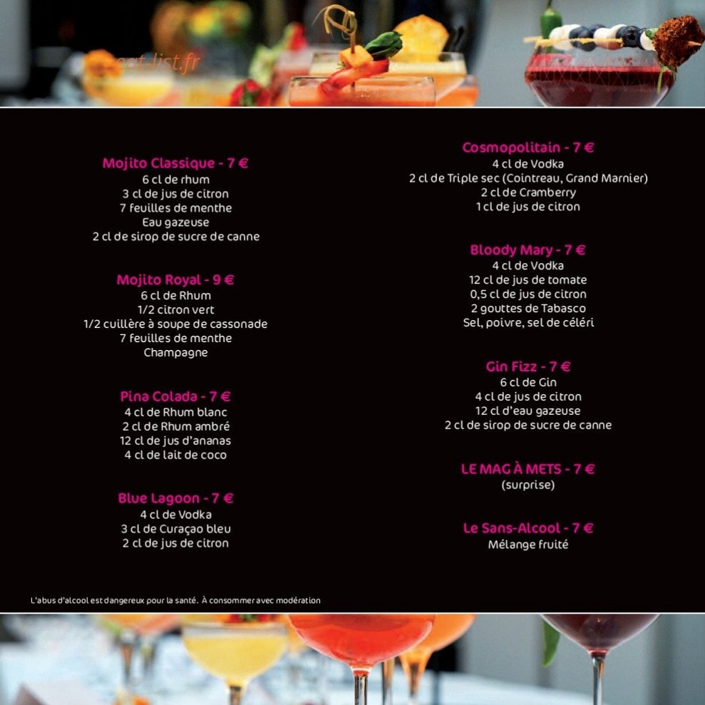 Le Mag'A Mets — carte page 6