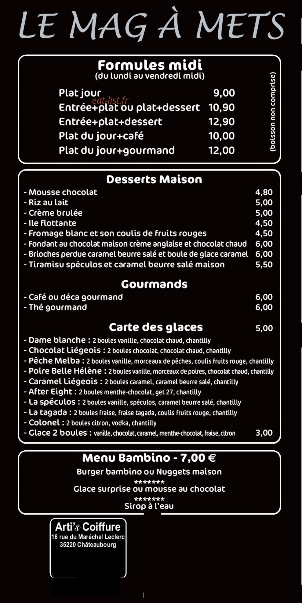 Le Mag'A Mets — carte page 2