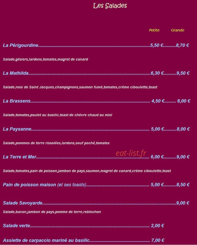 La Befana — carte page 1