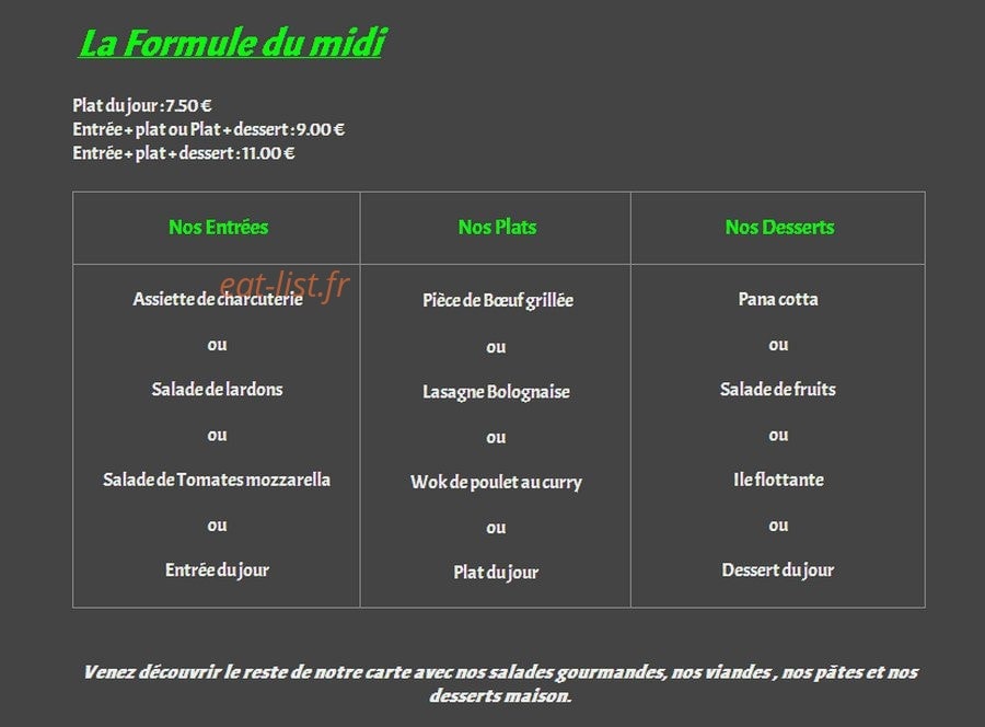 L'Antre Temps — carte page 2