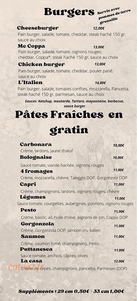 La Piazzetta — carte page 4