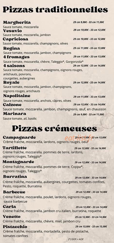 La Piazzetta — carte page 2