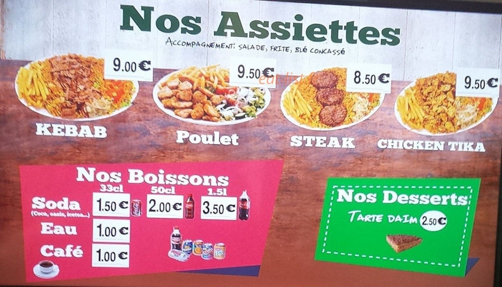 Boogie Kebab — carte page 2